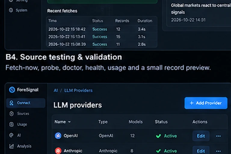 Admin app screen concept for Choose how the engine reasons